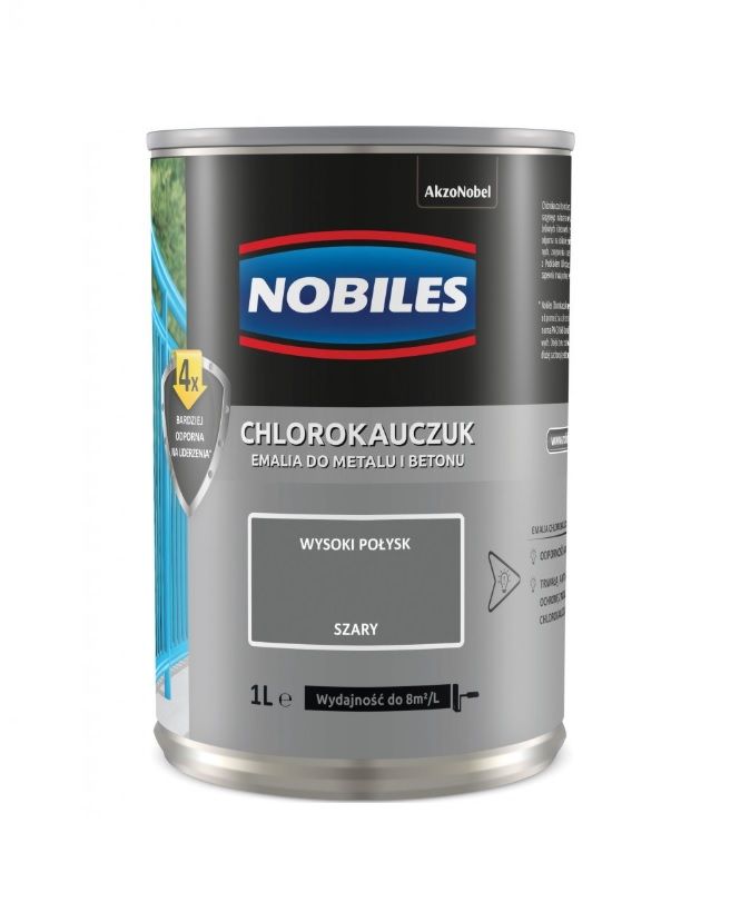 Chlorokauczuk szary 0.9 L