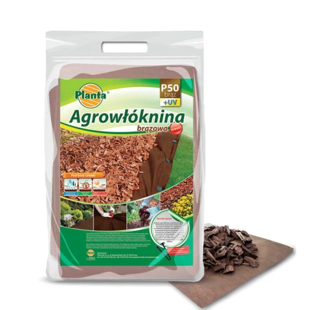 Agrowłóknina P50 3,2 x 5 brązowa