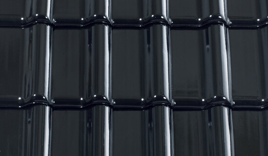 Creaton Titania dachówka podstawowa Finesse czarna glazurowana