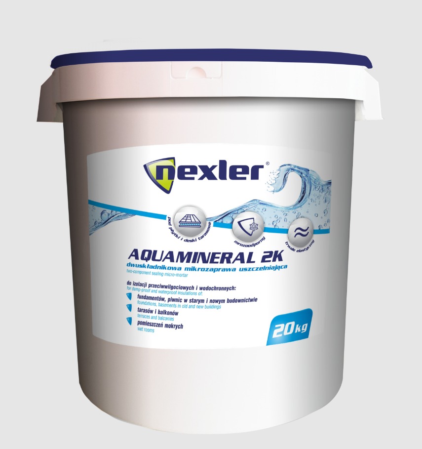 Aquaminerał 2K 20 kg Nexler - zaprawa uszczelniająca