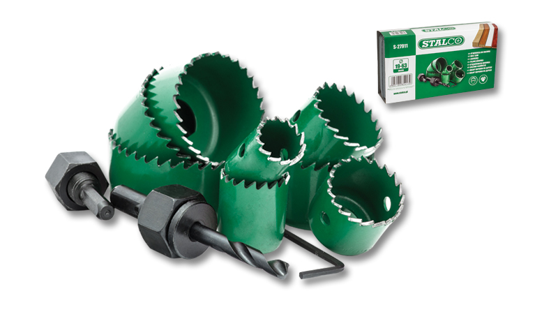 Otwornica do drewna 19-63mm 11 elementów