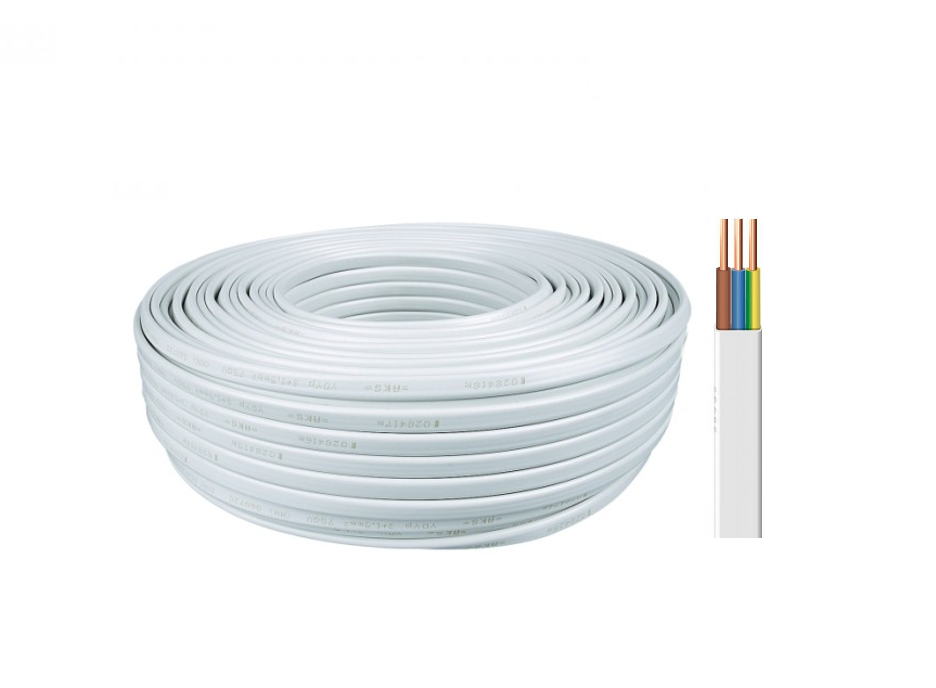 Przewód  YDYP 3x1.5mm2 10mb