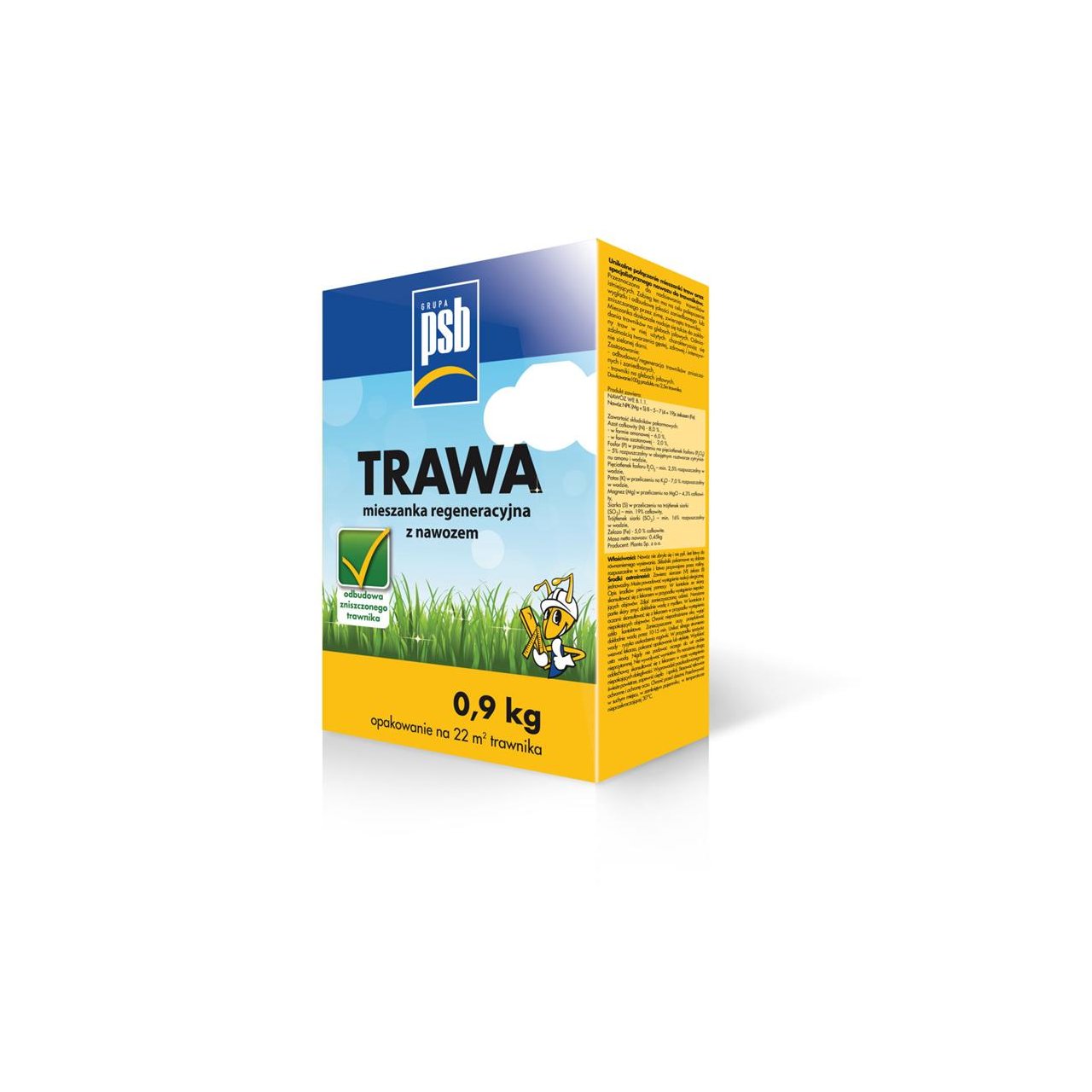 Trawa regeneracyjna z nawozem 0,9 kg Planta