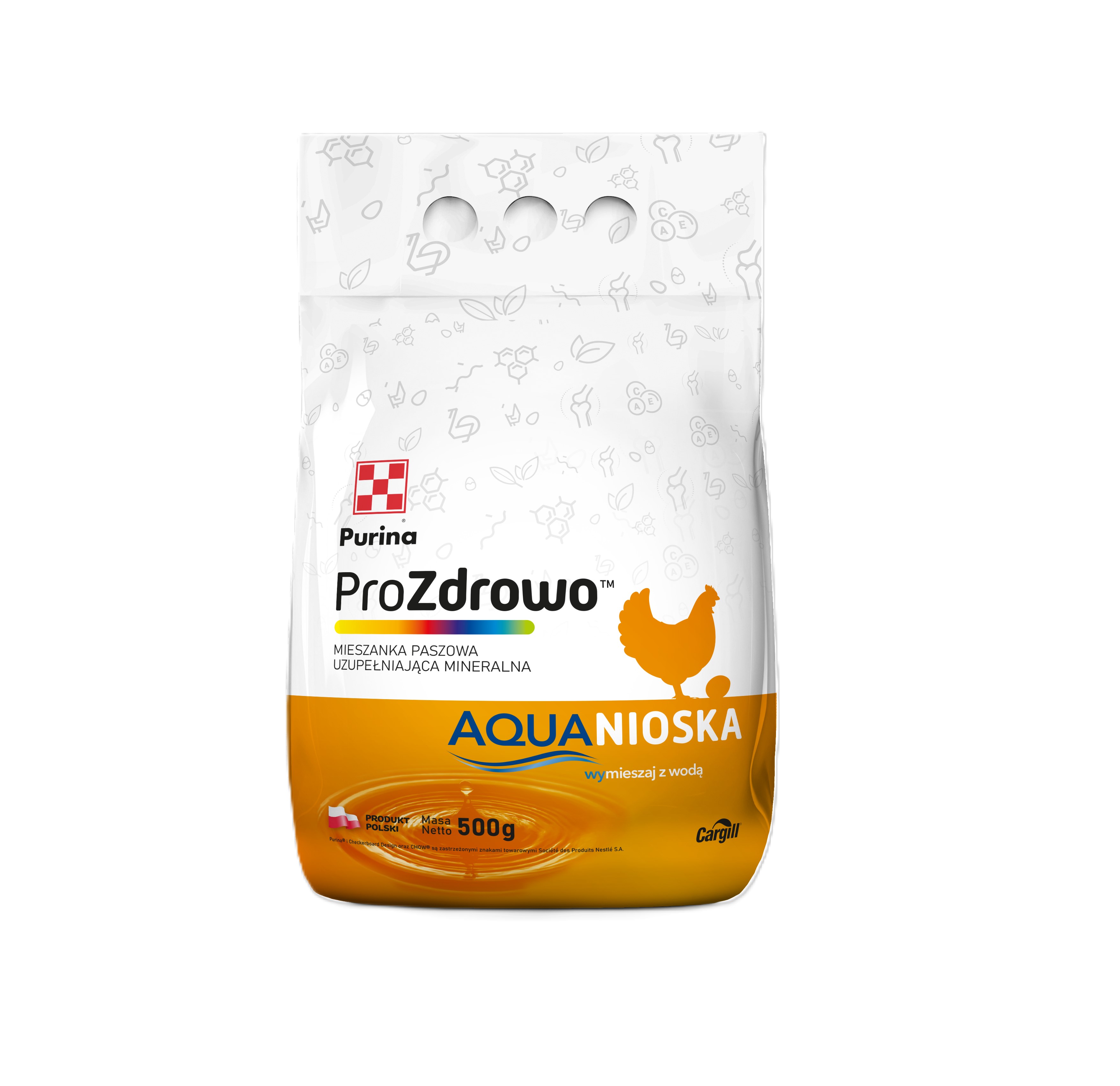 ProZdrowo Aqua Nioska 1%-0,5kg mieszanka witamin Purina