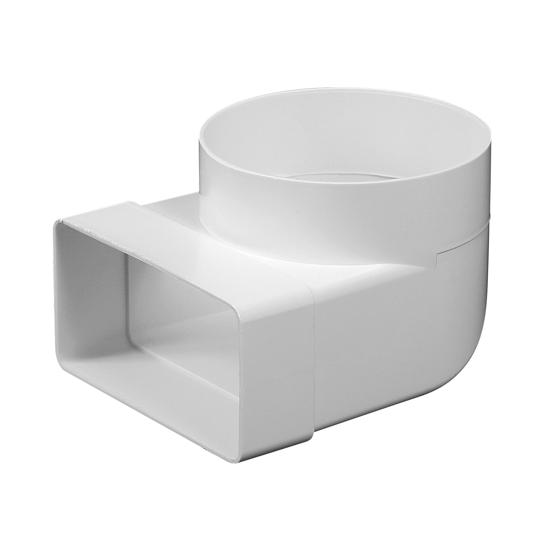 Kolano łącznikowe 55x110/100 90' kolor biały