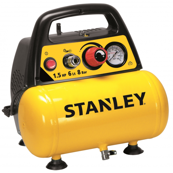 Kompresor bezolejowy Stanley 6l 8bar Zestaw