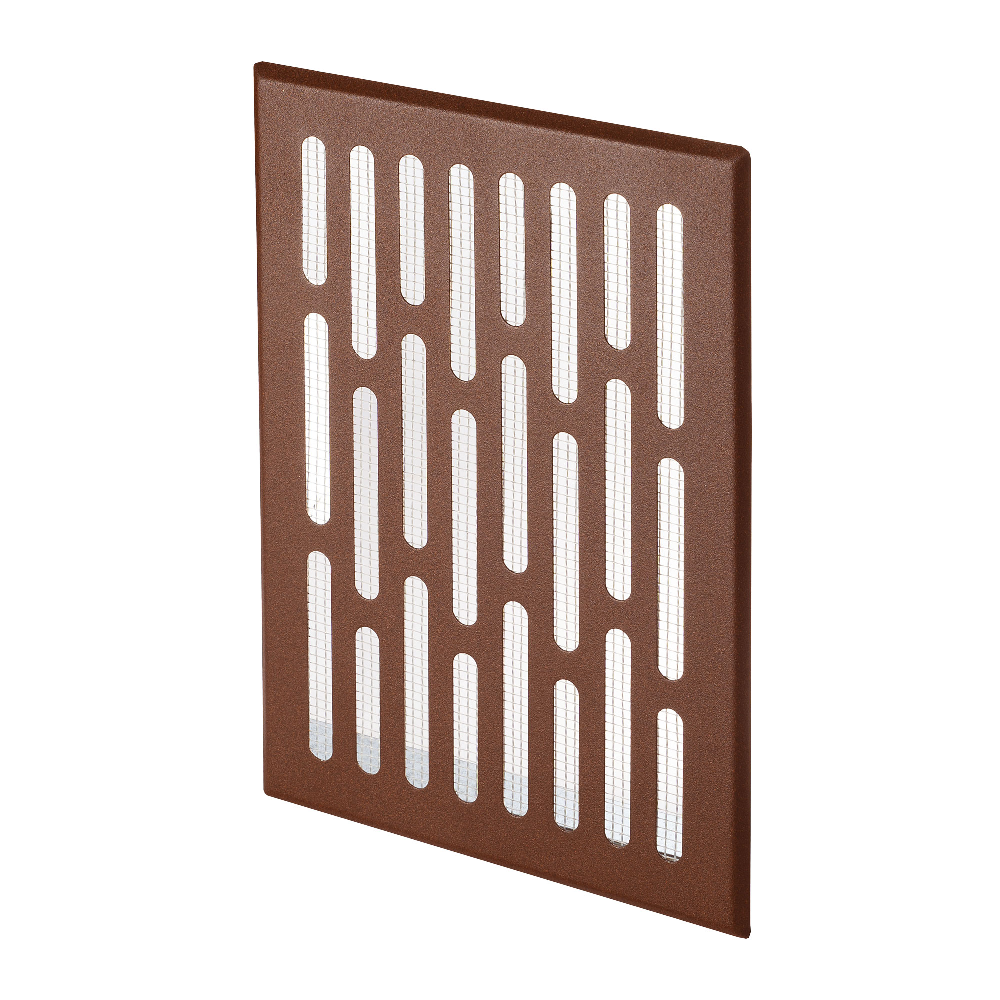 Kratka, osłona wentylacyjna 14x21 brązowa