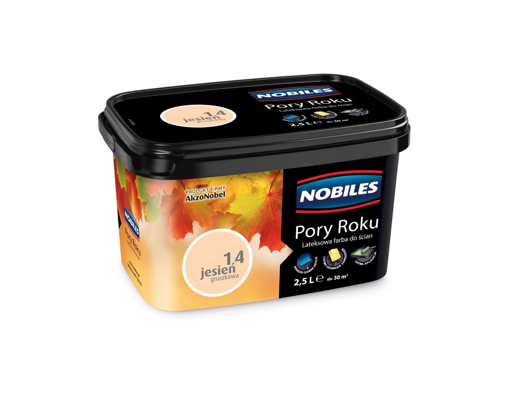 Farba lateksowa Pory Roku 14 jesień gruszkowa 2.5 l emulsja