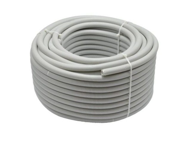 Rurka karbowana 20 szara (peszel) 10m