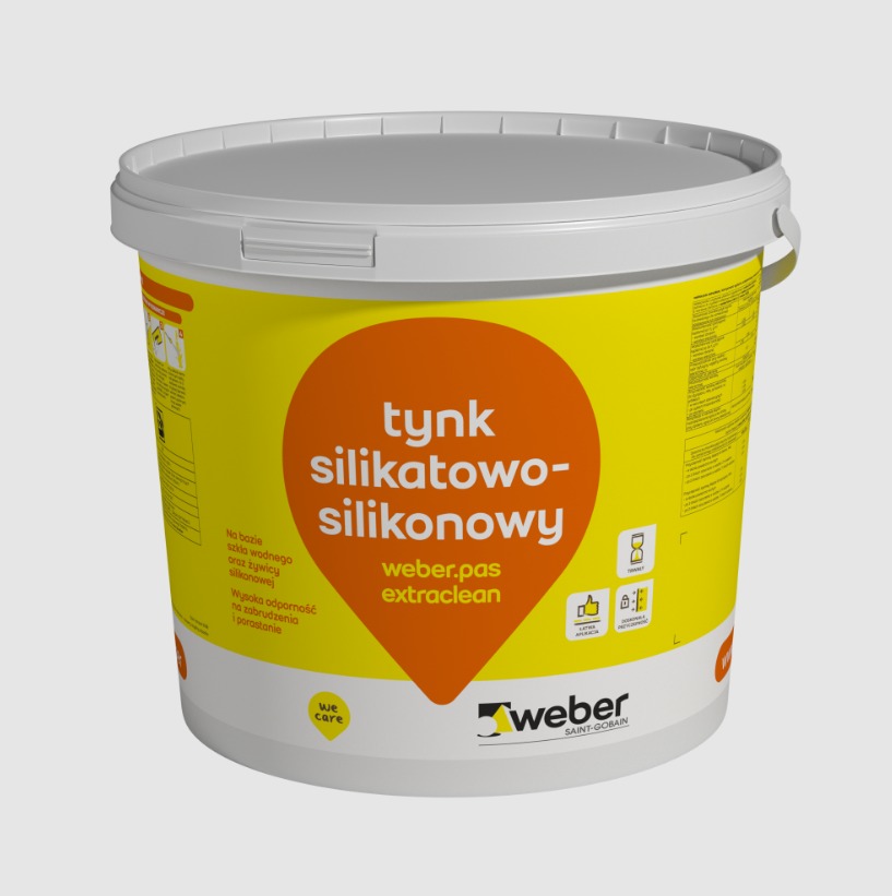 Tynk silikatowo silikonowy 30 kg pas extraclean