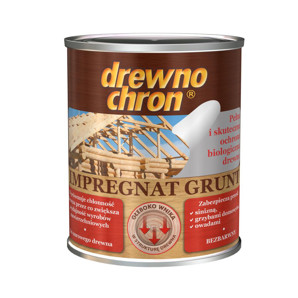Drewnochron  0.75 l bezbarwny grunt