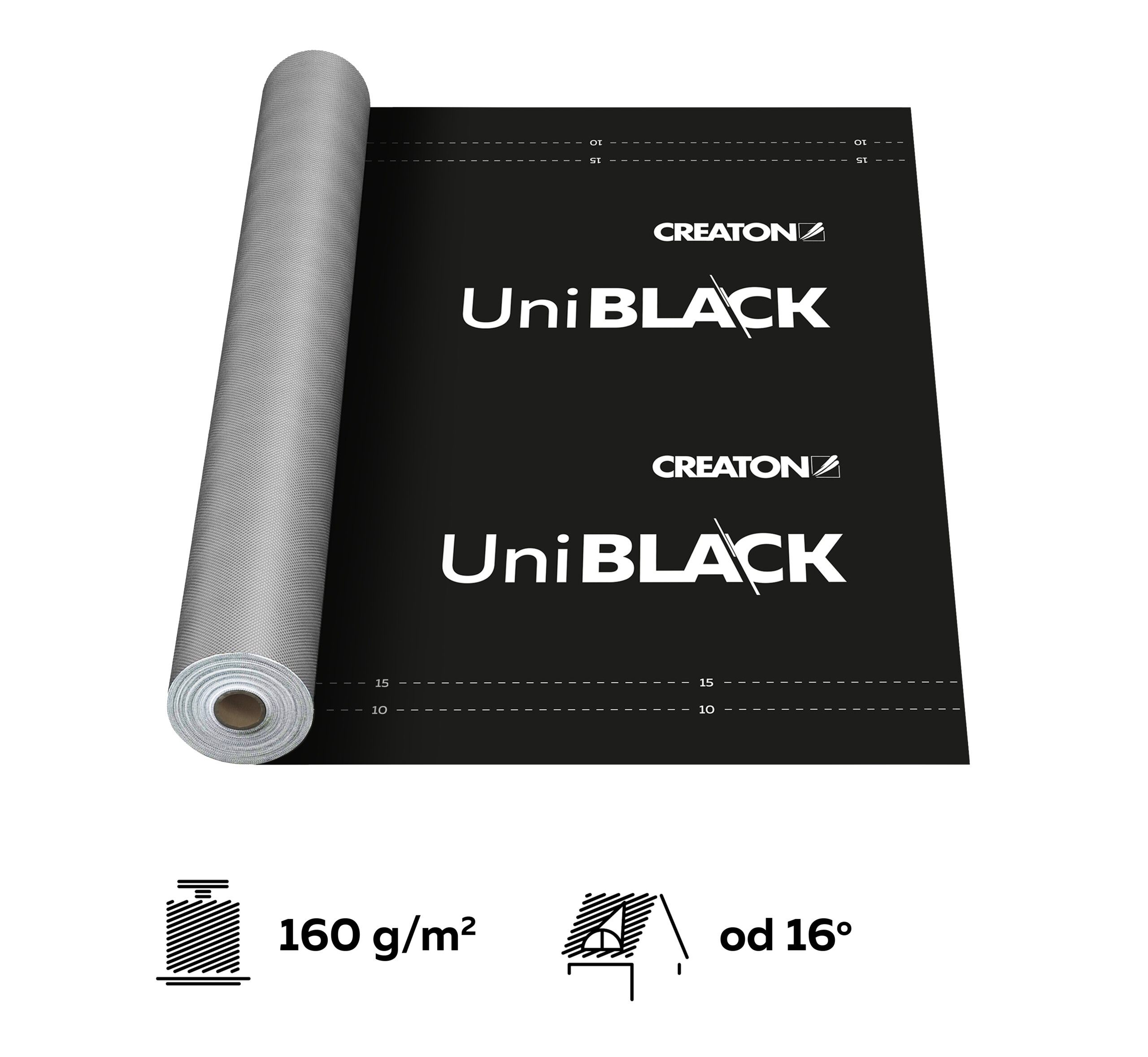 Membrana dachowa, folia Creaton Uniblack