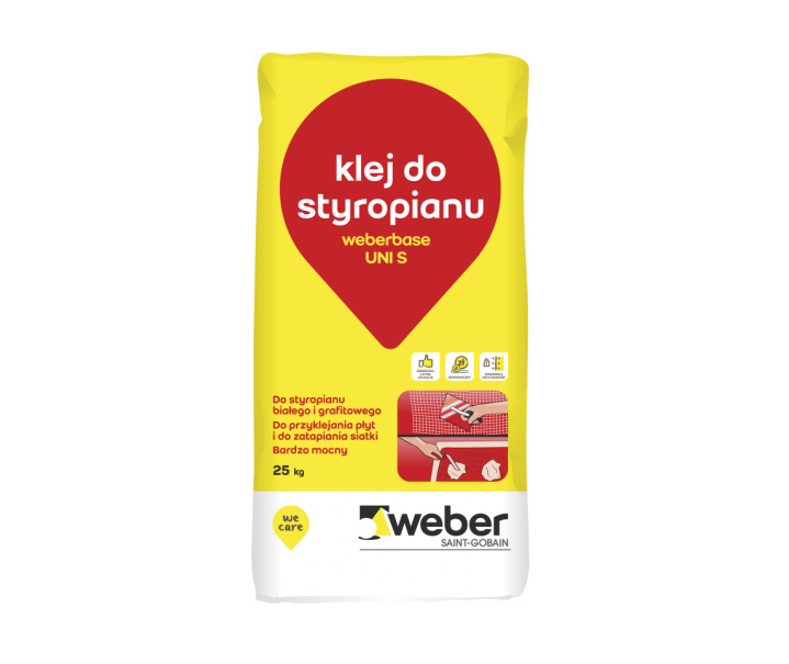 Klej do styropianu i siatki Uni S  25 kg